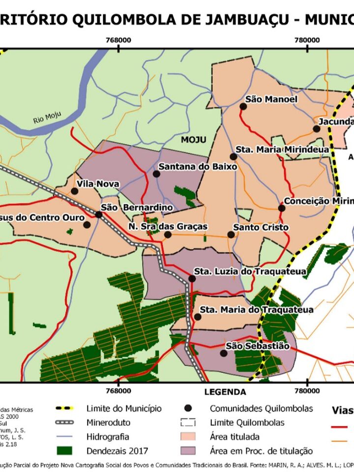 Conflitos e resistência através do uso da terra no território Quilombola do Jambuaçu, estado do Pará