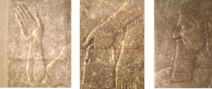 discrepâncias entre os baixos-relevos do Palácio de Nimrud